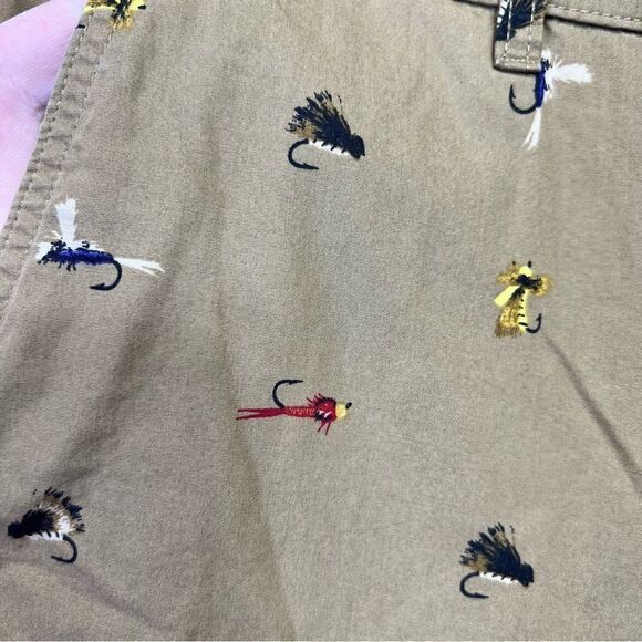 Vintage Eddie Bauer Fly Fishing pattern shorts 35W 100 percent cotton - Picture 7 of 15
